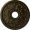 Ekena Millwork Edinburgh Ceiling Medallion (Fits Canopies up to 5 1/8"), 18 1/8"OD x 3 1/2"ID x 2 3/4"P, Green Gold CM18ED1GGS - alternate 1